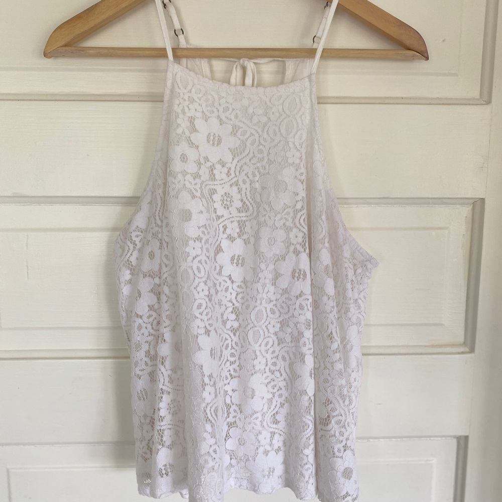Lacey tank top